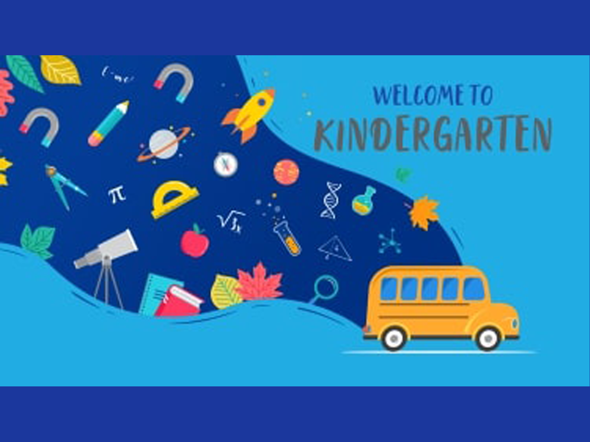 Welcome to kindergarten graphic