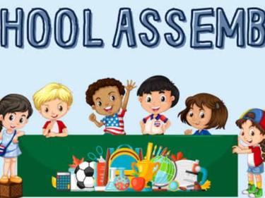 school assembly banner