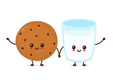cookies and milk