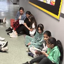 Students reading